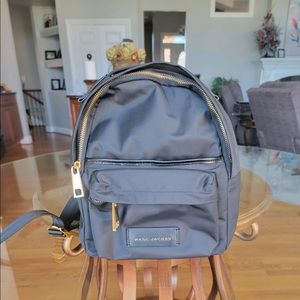 Marc Jacob's Varsity Black Nylon Small Backpack